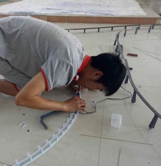 多軌道智能交通沙盤